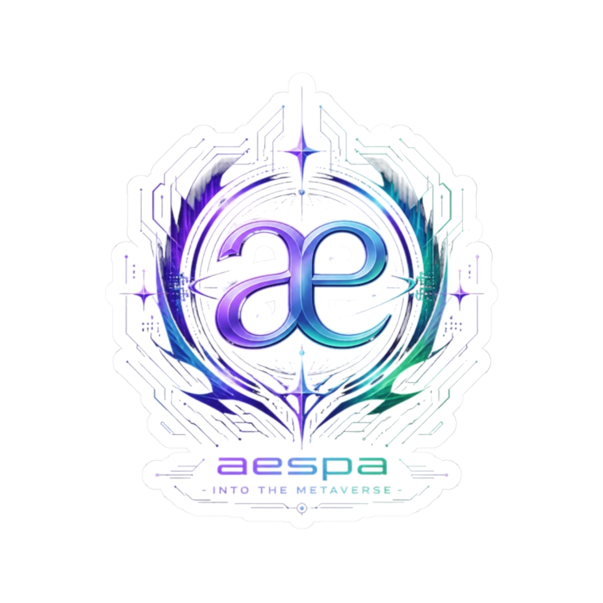 aespa "aespa - Into the Metaverse" Sticker - Official Stickers merchandise
