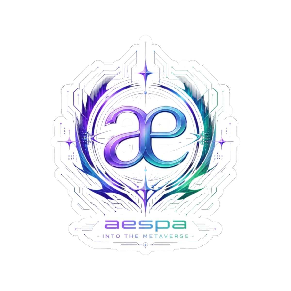 aespa "aespa - Into the Metaverse" Sticker - aespa official Stickers merch