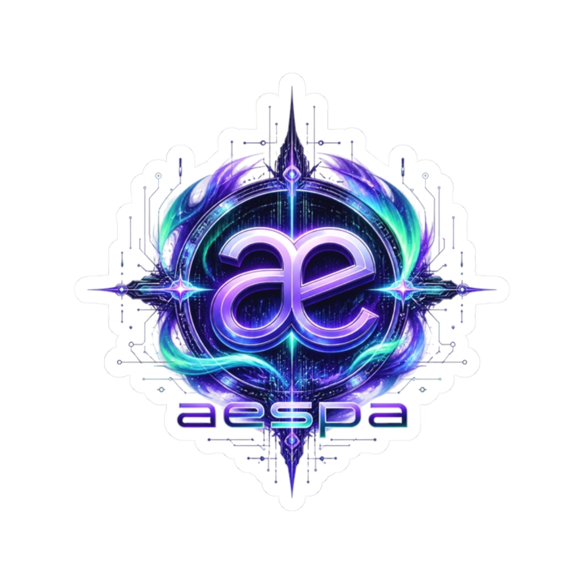 aespa "aespa" Sticker - Official Stickers merchandise