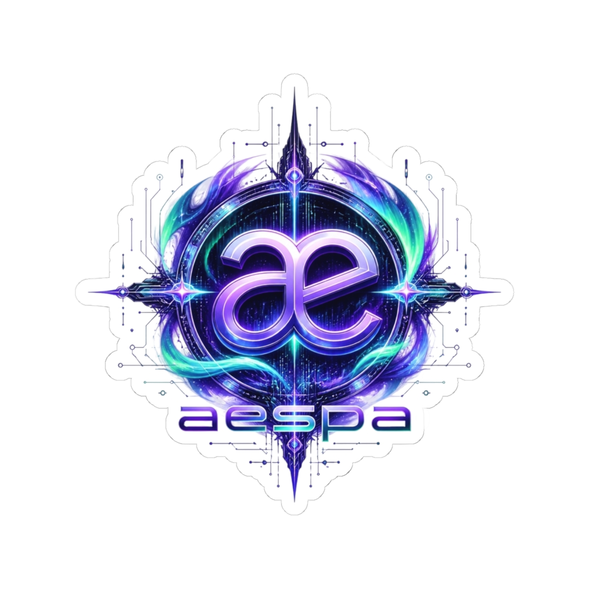 aespa "aespa" Sticker - aespa official Stickers merch