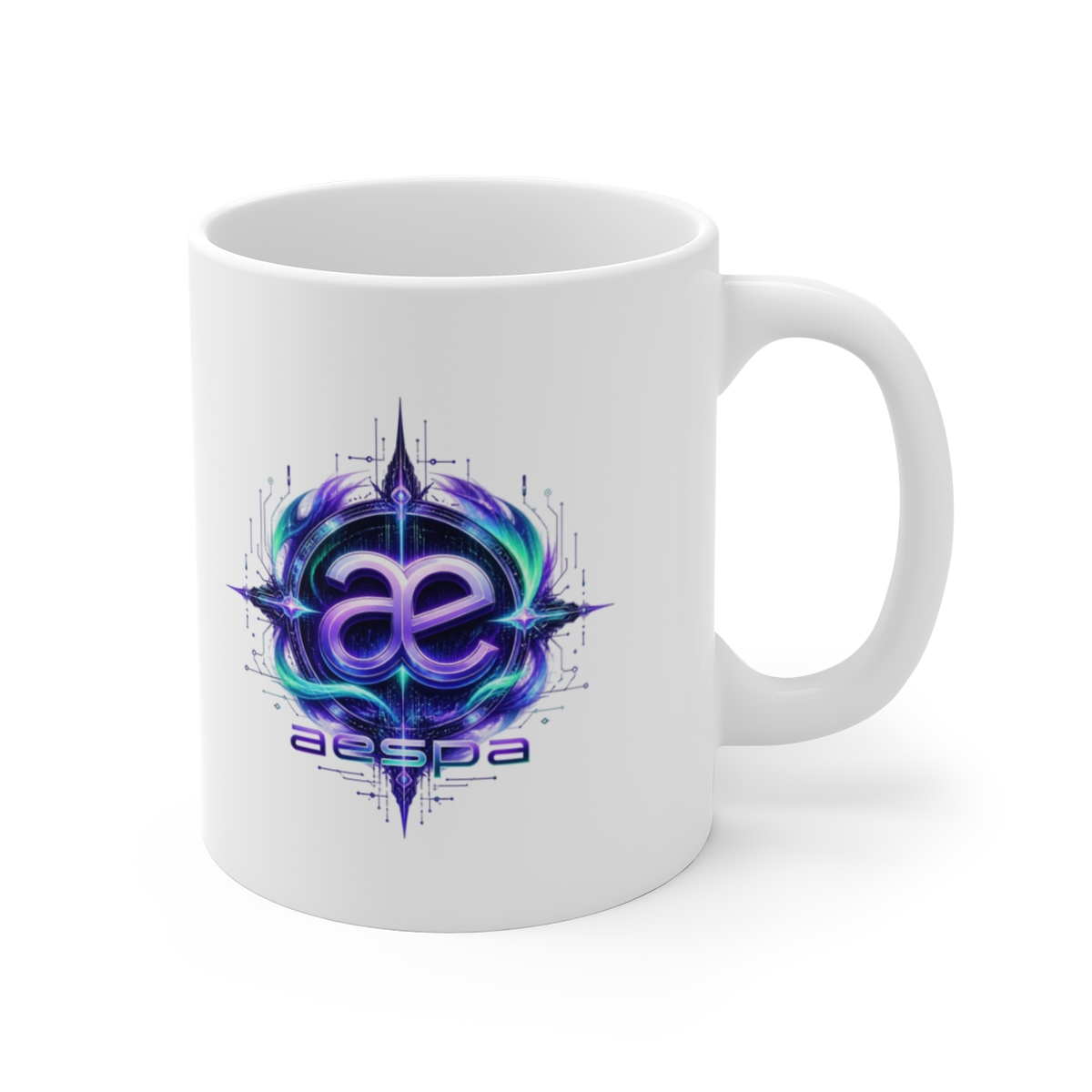 aespa "aespa" White Mug — official aespa Mugs & Drinkware